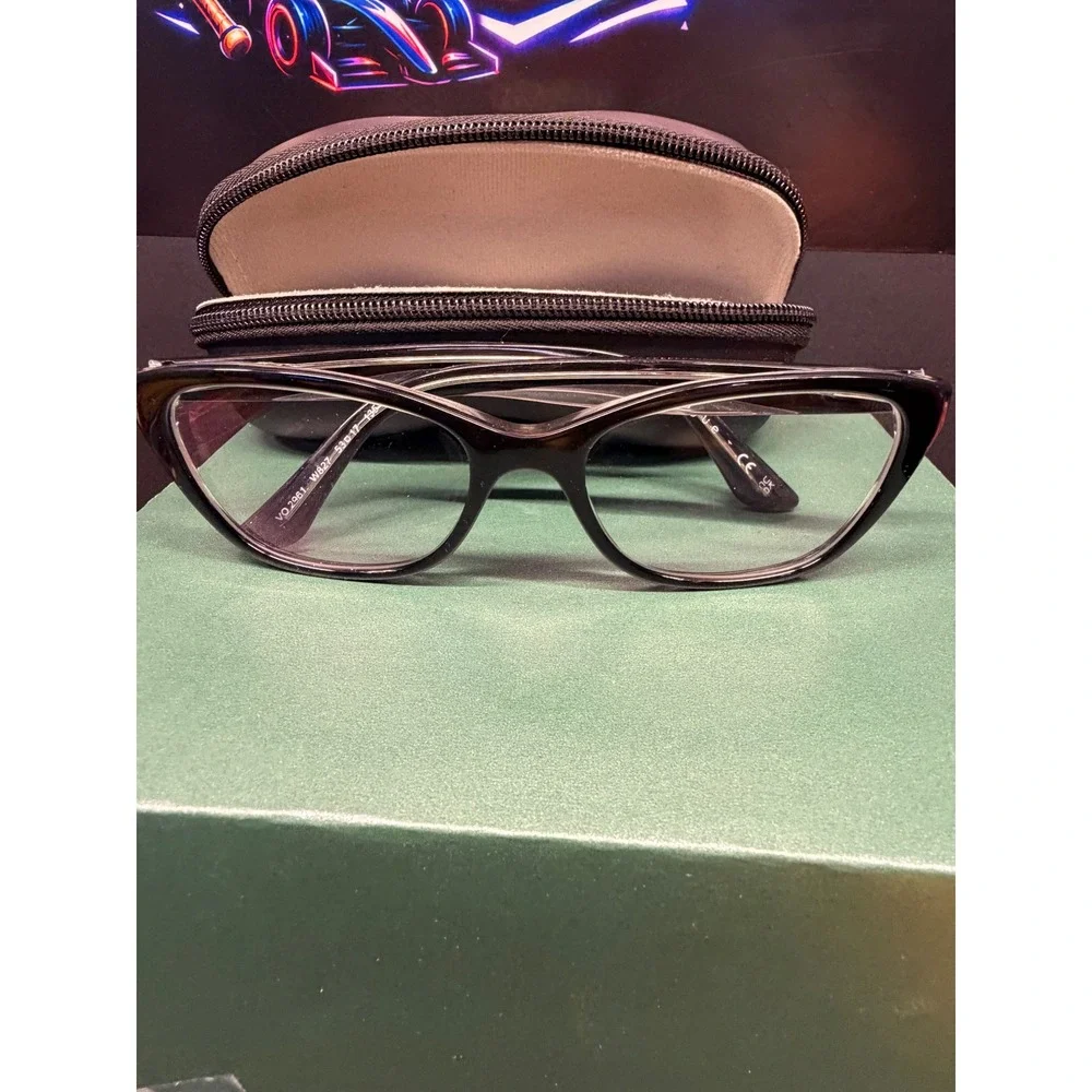 Vogue VO 2961 W827 Black Cat Eye Eyeglasses Frames with Case 53-17-135